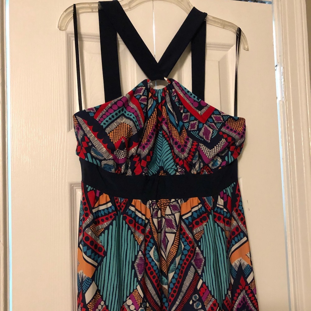 Multi-colored maxi dress